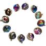 Holibanna Universe Necklace Galaxy Pendant Necklace Outer Space Necklace Glow in the Dark Planet Necklace Planet Jewelry for Women Men Style 1