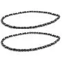 PURPLE WHALE Magnetic Hematite Anklet Bracelet for Women Healing Therapy, Good for Relieving Joint Pain, Increases Energy- 2 Pieces PURPLE WHALE Magnetic Hematite Anklet Bracelet for Women Healing Therapy, Good for Relieving Joint Pain, Increases Energy- 2 Pieces