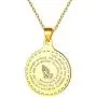 Nofade Silver Men Women Bible Verse Prayer Necklace 925 Sterling Silver Praying Hands Coin Medal Pendant Necklace Religious Christian Jewelry(with Gift Box)
