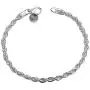 Greendou Fashion Jewelry 925 Sterling Silver 4 mm Twisted French Rope Chain Bracelet Size 8 inches Greendou Fashion Jewelry 925 Sterling Silver 4 mm Twisted French Rope Chain Bracelet Size 8 inches
