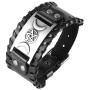 HZMAN Tree of Life Nordic Viking Bracelet with Yggdrasil Amulet - Pagan Jewelry of Moon and Star