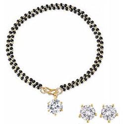 Efulgenz Indian Jewelry Bollywood Trendy Traditional Ethnic Mangalsutra Bracelet for Women (Combo2)