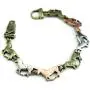 Wyo-Horse Jewelry Collection Three-Tone Running Horse Western Bracelet Wyo-Horse Jewelry Collection Three-Tone Running Horse Western Bracelet