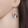 NEWEI Acrylic Sweet Basset Hound Dog Earrings Drop Dangle Fashion Jewelry For Girl Women Gift Charms