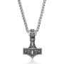 Thors Hammer Necklace Norse Viking Thors Hammer Amulet Pendant Necklace Talisman Jewelry