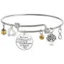 TISDA The Love between Grandmother and Granddaughter is Forever Bracelet TISDA The Love between Grandmother and Granddaughter is Forever Bracelet