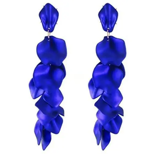 Rose Petal Acrylic Dangle Earrings - Muti-Tiered Flower Drop Earrings Exaggerated for Women, Great for Date, Shopping, Travel, Pageant, Prom, Party, Anniversary, Photo Prop Rose Petal Acrylic Dangle Earrings - Muti-Tiered Flower Drop Earrings Exaggerated for Women, Great for Date, Shopping, Travel, Pageant, Prom, Party, Anniversary, Photo Prop