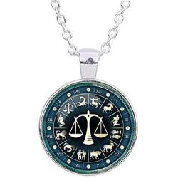 Libra Necklace, Libra Pendant Libra jewelry Zodiac Sign Pendant, Constellation Jewelry Art gift for men for women Golg