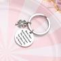 TzrNhm Blossom Retirement Gift Bless Your Retirement and The Journeys You Have Yet to Venture Keychain Moving Away Gifts