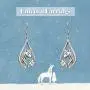 WINNICACA Unicorn Earrings Sterling Silver Drop Dangle Cute Daisy Earrings Hypoallergenic Unicorn Jewelry for Women Unicorn Gifts for Daughter Teen WINNICACA Unicorn Earrings Sterling Silver Drop Dangle Cute Daisy Earrings Hypoallergenic Unicorn Jewelry for Women Unicorn Gifts for Daughter Teen