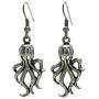 Octopus Kraken Cthulhu Steampunk Earrings - Hook with Earnuts