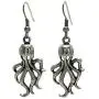 Octopus Kraken Cthulhu Steampunk Earrings - Hook with Earnuts