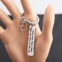 WUSUANED I Love You More Than All The Stars in The Sky Keychain Astronomy Gift for Couple Family Best Friends
