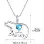 Waysles Polar Bear Necklace Cubic Zirconia Pendant Animal Necklace 925 Sterling Silver Jewelry Mama Polar Bear for Mom Women Mothers Day Necklace Gifts Waysles Polar Bear Necklace Cubic Zirconia Pendant Animal Necklace 925 Sterling Silver Jewelry Mama Polar Bear for Mom Women Mothers Day Necklace Gifts