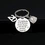 G-Ahora Birthday Keychain Gifts for Him/Her,10th 11th 12th 13th 14th 15th 16th 18th 20th 30th 40th 50th,Go Confidently in The Direction of Your Dreams