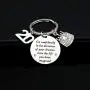 G-Ahora Birthday Keychain Gifts for Him/Her,10th 11th 12th 13th 14th 15th 16th 18th 20th 30th 40th 50th,Go Confidently in The Direction of Your Dreams