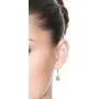 Buyless Fashion Girls And Women Dangle Earrings Silver Color CZ Fashion Jewelry