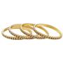 Efulgenz Indian Style Bollywood Traditional Gold Plated Muticolor Stone Wedding Bracelet Bangle Set Jewelry (4 pc)