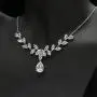 Roseeden Bridal Zirconia Necklace and Earrings Set CZ Wedding Jewelry for Brides and Bridesmaids RE8070 Roseeden Bridal Zirconia Necklace and Earrings Set CZ Wedding Jewelry for Brides and Bridesmaids RE8070