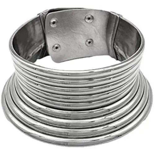 Aijian African Jewelry Statement Chokers Egypt Gold Tone Choker Women Chunky Leather Collar Necklace (B-Silver) Aijian African Jewelry Statement Chokers Egypt Gold Tone Choker Women Chunky Leather Collar Necklace (B-Silver)