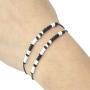 Zling I Love You Morse Code Bracelet Couples Matching Bracelets for Him and Her Boyfriend and Girlfriend Mother and Daughter Set of 2 Bracelets