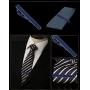 Hanpabum 8pcs Tie Bar Clips for Men Tie Clip Set for Regular Ties Mens Wedding Business Jewelry with Gift Box