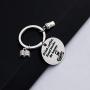 BEKECH Book Lovers Gift Coffee Lovers Gift Drink Coffee Read Books Be Happy Keychain Gift for Reading Lovers Bookworms Reader Book Club Gift Librarian Gift