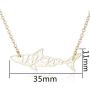 La Espoir Orugami Paper Shark Necklace Sea Animal Fish Pendant Necklace