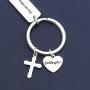 SIDIMELO Goddaughter Gifts You are More Loved Than You Know Goddaughter Jewelry First Communion Gift Adult Bapitism Gift Stainless Steel