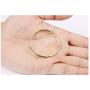 Children Jewelry 18k Gold Plated Bangle Bracelet for Toddlers Gift Safe Easy Adjustable 4.7'' - 5.9''
