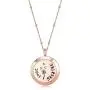 MESINYA Rose Gold Color Just Breathe Aromatherapy/Essential Oils Surgical S.Steel Diffuser Locket Pendant Necklace