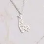 La Menagerie Giraffe Silver Origami Jewelry & Silver Geometric Necklace – 925 Sterling Plated Silver Necklace & Giraffe Necklaces for Women – Giraffe Necklace for Girls & Origami Necklace La Menagerie Giraffe Silver Origami Jewelry & Silver Geometric Necklace – 925 Sterling Plated Silver Necklace & Giraffe Necklaces for Women – Giraffe Necklace for Girls & Origami Necklace