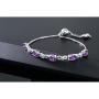 Gem Stone King 925 Sterling Silver Purple Amethyst Women Adjustable Tennis Bracelet (3.75 Ct)