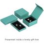 missaqua Swarovski Crystal Earrings for Women Round Leverback Drop Pierced Earrings Jewelry Gifts for Her