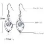 CARSHIER 11 Pairs Classic Silver Plated Dangle Drop Earrings for Women Simple Double Twist Long Thread Leaf Vertical Bar Christmas Fashion Earring Jewelry Gifts
