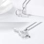 zeqingjw Glass Guitar Cremation Jewelry Urn Necklace Memorial Lockets for Ashes Stainless Steel Ashes Pendants Keepsake Jewelry