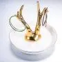 HOUSWEETY 5 Pairs 5 Colors Stainless Steel Smooth Simple Hoop Earrings (Dia.10mm) HOUSWEETY 5 Pairs 5 Colors Stainless Steel Smooth Simple Hoop Earrings (Dia.10mm)