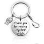 Father In law Gift Mother In law Jewelry Fishing Lure Jewelry Fisherman Gift Funny Keychain for Bride Father Grooms Father(Best Catch-KR)