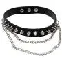 macoking Goth Leather Collar Choker Studded Spike Rivet Black Necklace Punk Bracelet macoking Goth Leather Collar Choker Studded Spike Rivet Black Necklace Punk Bracelet