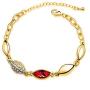 MAFMO Women Colorful Gold Jewelry Set Fashion Crystal Necklace Bracelet Earrings
