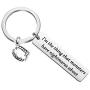 HOLLP Buffy Inspired Jewelry I’m The Thing That Monsters Have Nightmares About Keychain Gift for Buffy Fans
