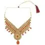 Efulgenz Indian Bollywood Bridal Wedding Kundan Crystal Necklace Earring Maang Tikka Head Chain Nose Ring Bracelet Jewelry Set Efulgenz Indian Bollywood Bridal Wedding Kundan Crystal Necklace Earring Maang Tikka Head Chain Nose Ring Bracelet Jewelry Set