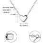 EVER FAITH Jewelry Gift 925 Sterling Silver Tiny Triangle Moon Star Dainty Heart Pendant Choker Necklace for Women, Girls EVER FAITH Jewelry Gift 925 Sterling Silver Tiny Triangle Moon Star Dainty Heart Pendant Choker Necklace for Women, Girls