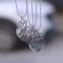 TAGOMEI Stainless Steel Pendant Necklace Round Strand Chains Necklace for Popular Young Singer Fans Gifts