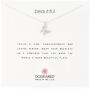Dogeared Reminders- ''Beautiful'' Sterling Silver Butterfly Charm Necklace, 16''+2'' Extender