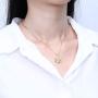 Aurora Tears 925 Sterling Silver David Star Necklace Magen Star of David Isreal Jewish Pendant Men Women Fashion Jewelry