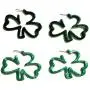 2 Pairs St.Patricks Day Green Shamrock Earrings 3 Leaf Clover Dangle Earrings Acrylic Irish Clover Hoop Earrings Lucky Green Shamrock Statement Dangles Earrings Set 2 Pairs St.Patricks Day Green Shamrock Earrings 3 Leaf Clover Dangle Earrings Acrylic Irish Clover Hoop Earrings Lucky Green Shamrock Statement Dangles Earrings Set