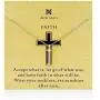 Annis Munn 925 Sterling Silver Sidecross Necklace Faith Hope Pendant Necklace Jewelry for Women Lady and Girls Annis Munn 925 Sterling Silver Sidecross Necklace Faith Hope Pendant Necklace Jewelry for Women Lady and Girls