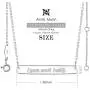 Dream & Believe Necklace - 925 Sterling Silver Bar Necklace Engraved I Can and I Will Christmas Day Jewelry Birthday Gift for Girls and Women