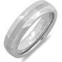 Dazzlingrock Collection Tungsten Carbide Mens Ladies Unisex Ring Wedding Band 6MM Dome Brushed & Polished Comfort Fit (Available in Sizes 4 to 15) Size 5